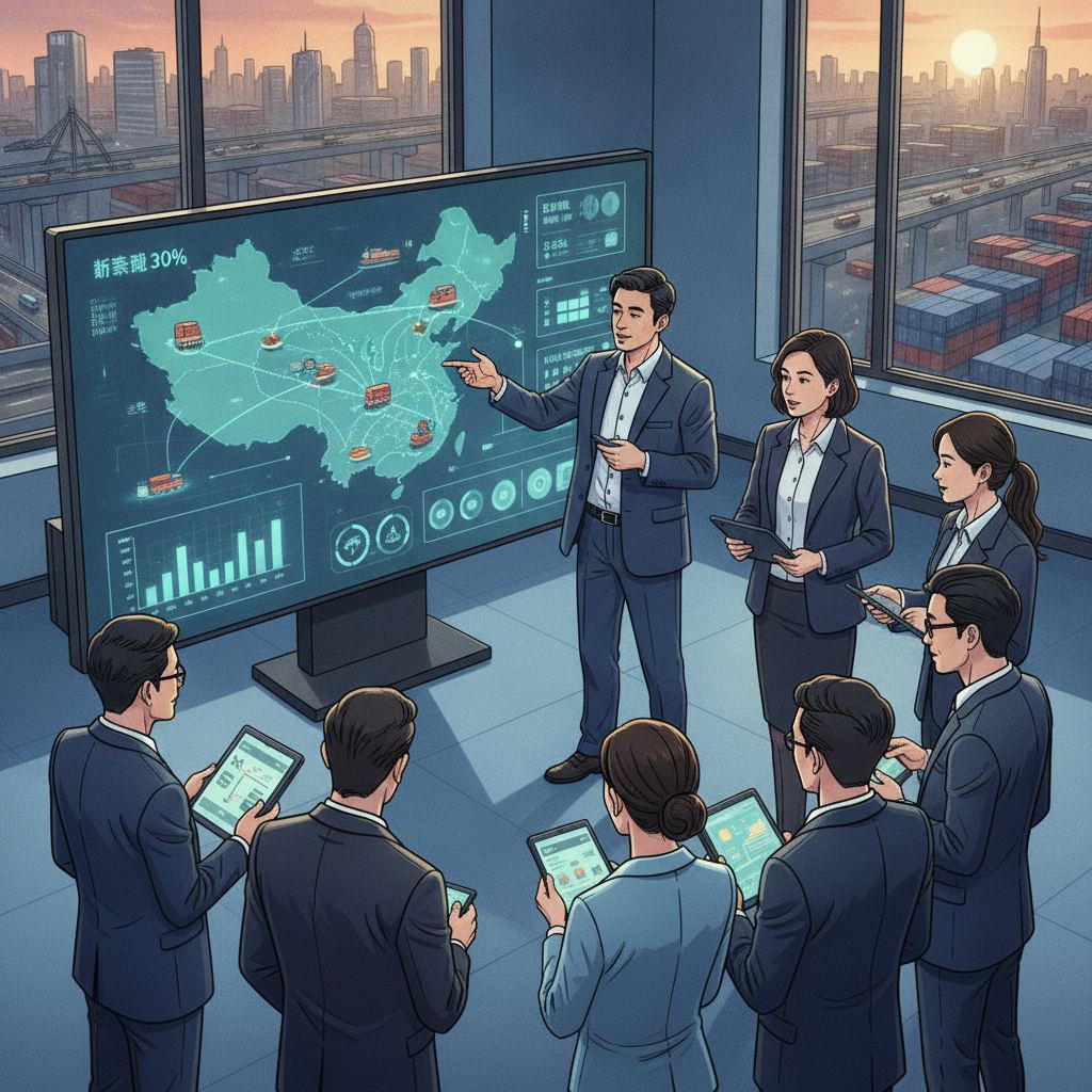 新系统演示，提升运输效率