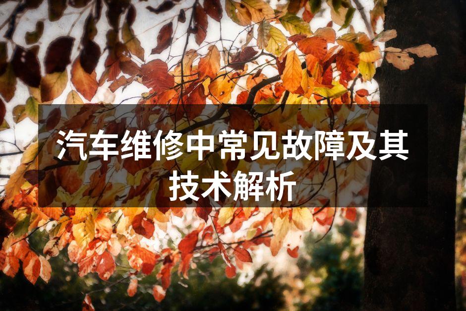 汽车发动机内部构造示意图